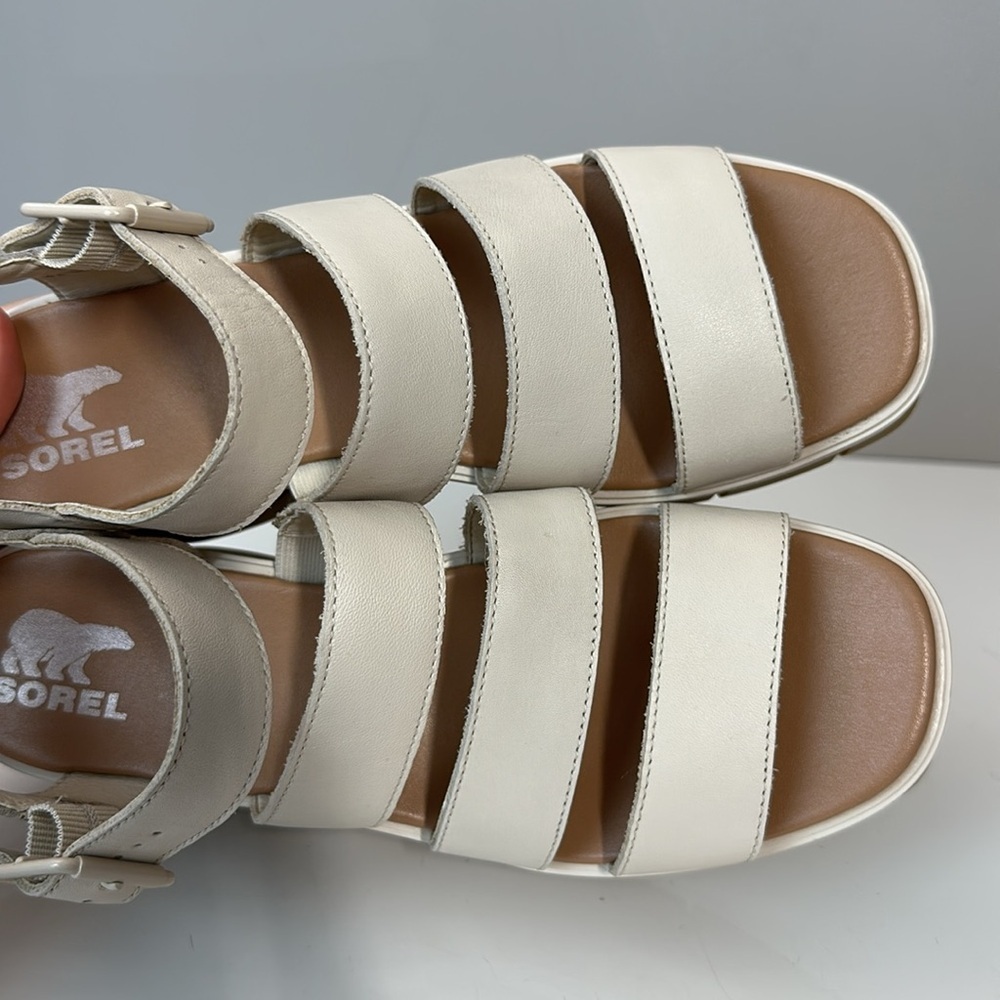 Sorel Joanie lll Ankle Strap Wedge Sandals Size 9.5 - Picture 12 of 14